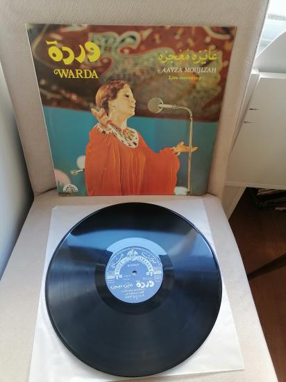 Warda ‎– Aayza Moujizah (Live Recording) - 1977 Fransa Basım Albüm - 33 lük LP Plak