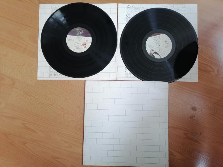 PINK FLOYD  -  THE WALL - 1979 PORTEKİZ BASIM NADİR DOUBLE  33 LÜK PLAK LP ALBÜM
