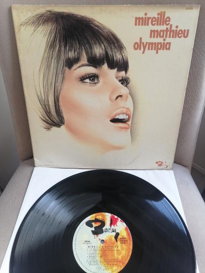 Mireille Mathieu – Olympia ( Ayten Alpman Memleketim Orjinali Bu Plakta) - 1970 Kanada Basım Albüm - 33 lük LP Plak