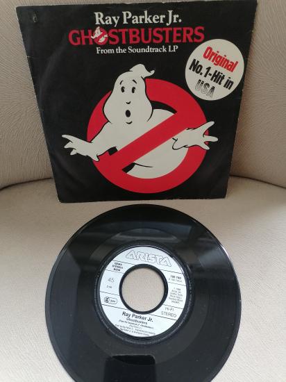 GHOSTBUSTERS - Ray Parker Jr. - Soundtrack 1984 Almanya Basım 45 LİK PLAK