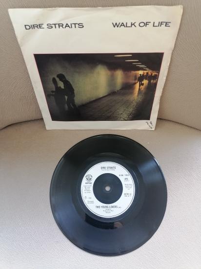 DIRE STRAITS - Walk of Life - 1985 İngiltere  Basım 45 LİK PLAK