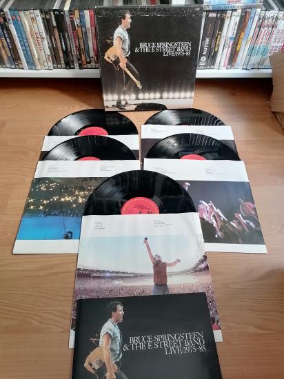 Bruce Springsteen & The E-Street Band ‎– Live / 1975-85 -  1986 USA Basım  5xLP lik BOX SET