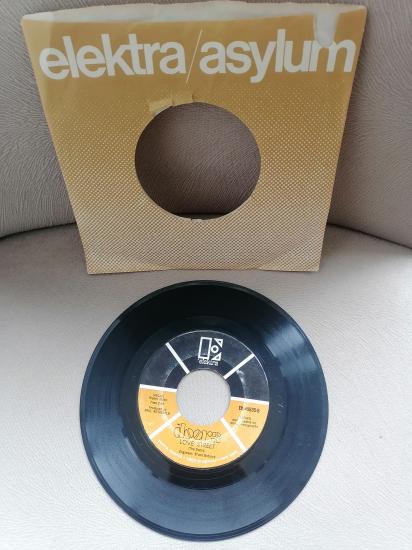 THE DOORS - Love Street 1969 USA Basım Nadir 45 LİK PLAK - Firma Kapaklı