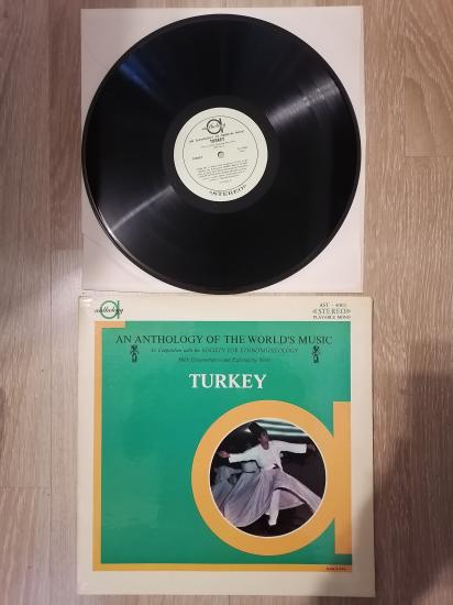An Anthology of Oriental Music :TURKEY - 1971 USA Basım LP Albüm- 33 LÜK PLAK