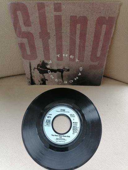 STING - THEY DANCE ALONE - 1988 Almanya Basım 45 LİK PLAK