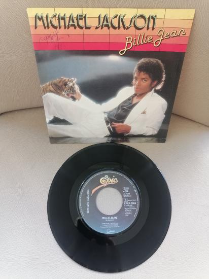 Michael Jackson - Billie Jean 1982 Hollanda  Basım 45 lik Plak
