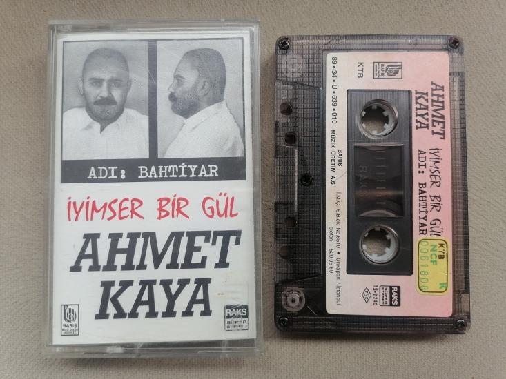 AHMET KAYA - İyimser Bir Gül - 1989  Türkiye Kağıtlı Basım Kaset Albüm