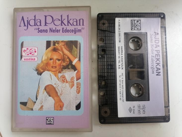 AJDA PEKKAN - Sana Neler Edeceğim - 1986 Türkiye Nadir Kağıtlı Basım Kaset Albüm