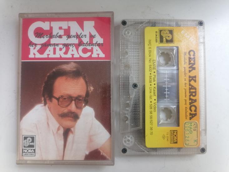 CEM KARACA - Merhaba Gençler ve Daima Genç Kalanlar - 1987 Türkiye Kağıtlı Basım Kaset Albüm