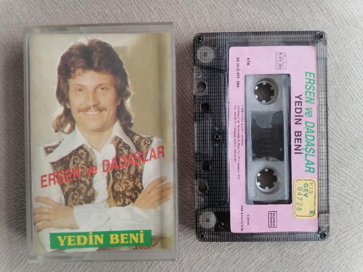 ERSEN VE DADAŞLAR - Zalim / Yedin Beni - 1989 Türkiye  Kağıtlı Basım Nadir Kaset Albüm