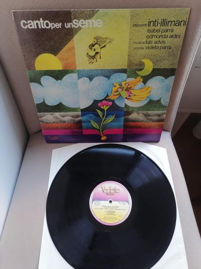 Inti İllimani - Canto Per Un Seme - 1978  İtalya Basım 33 lük LP Plak 2. EL