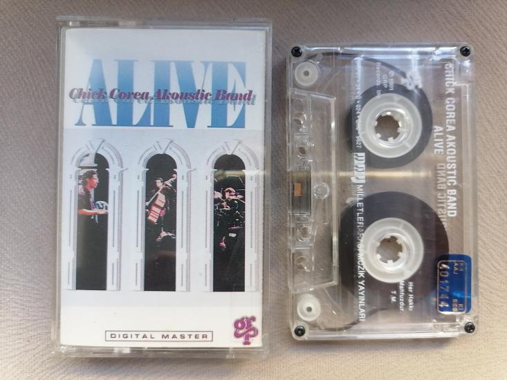 CHICK COREA AKOUSTIC BAND- ALIVE - 1991Türkiye Basım Kaset Albüm