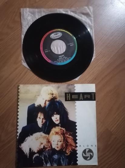 HEART - Alone - 1987 Portekiz Basım 45 LİK PLAK