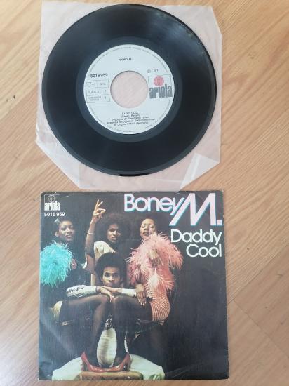 BONEY M - DADDY COOL - 1976 Portekiz Basım 45 lik Plak