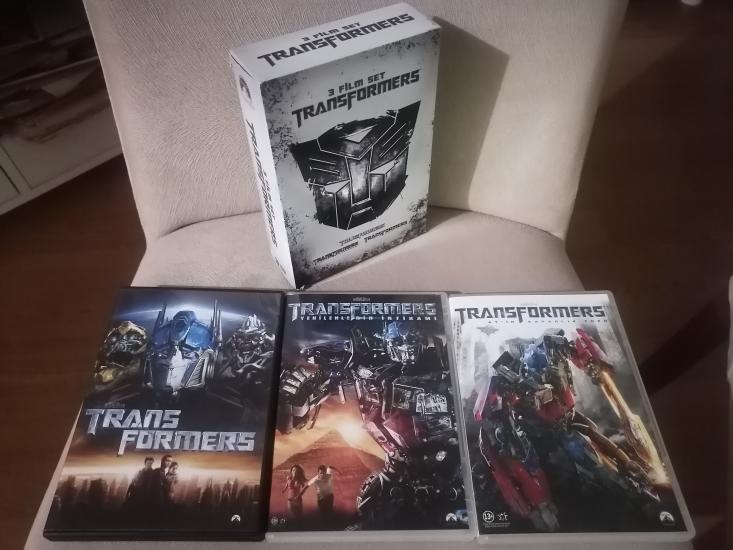 TRANSFORMERS 3 Film DVD Set ÖZEL KUTULUTransformers Yenilenlerin İntikamı-Ayın Karanlık Yüzü  2.el