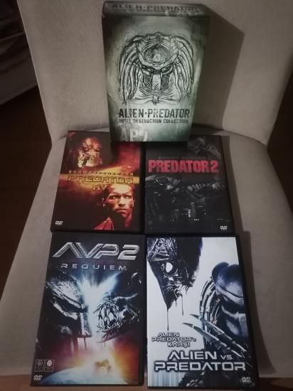 ALIEN-PREDATOR - Total Destruction Collection - 4 Film DVD Set /ÖZEL KUTUSUNDA (POSTERLİ ) 2.el