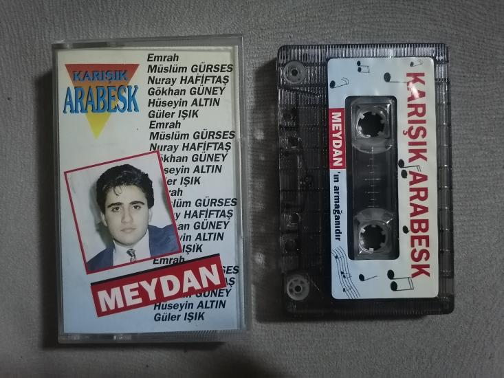 KARIŞIK ARABESK - Meydan Gazetesi Promosyonu - 1986 Türkiye Basım Kaset Albüm
