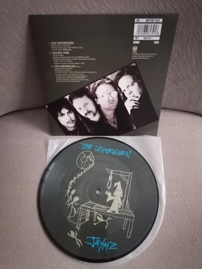 METALLICA - Unforgiven -1991 Nadir İngiltere Basım Limited Edition 7’’ 33 RPM