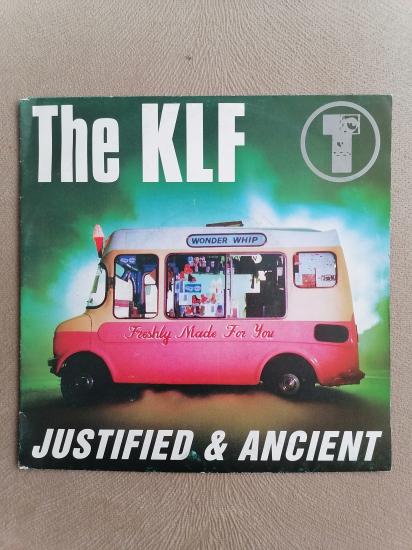 THE KLF - JUSTIFIED & ANCIENT - 1991 EEC(AVRUPA) BASIM 45’LİK PLAK