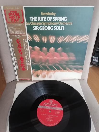 STRAVINSKY  Le Sacre Du Printemps / The Rise Of Spring 1975 Japonya Basım - LP Plak Albüm Obi’li 