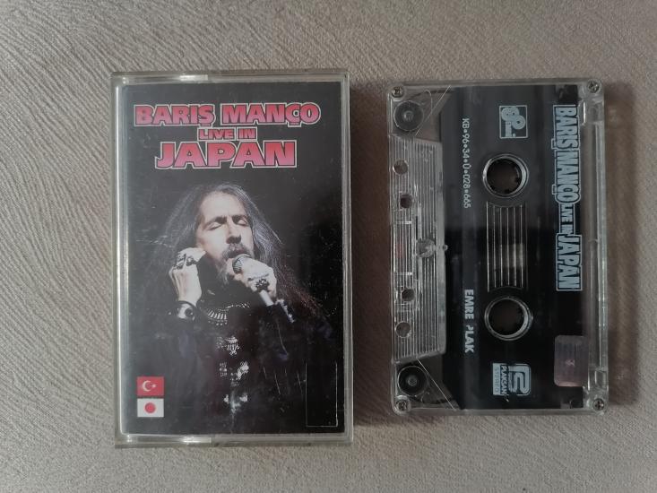 BARIŞ MANÇO - Live In Japan -  1996 Türkiye Basım Kaset Albüm