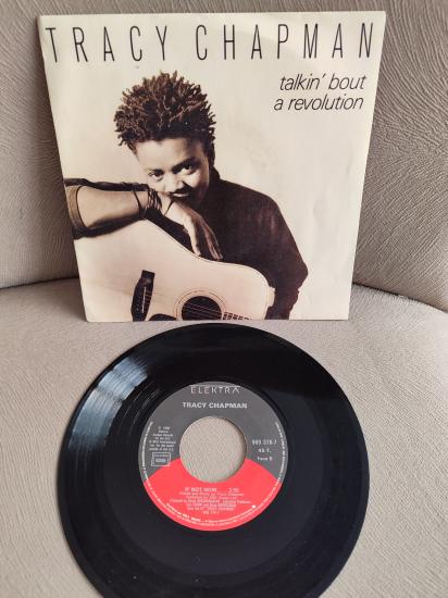 TRACY CHAPMAN - TALKIN’ ’BOUT REVOLUTION 1988 FRANSA  BASIM 45 LİK PLAK