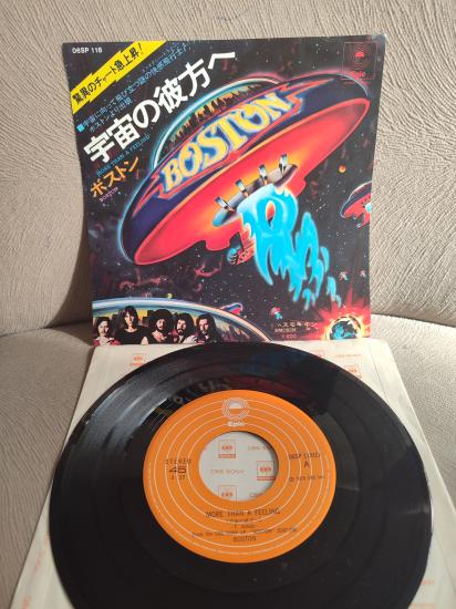 BOSTON * More Than A Feeling / Smokin’  - 1976 Japonya Basım 45lik Plak