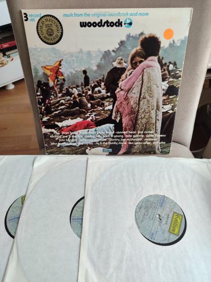 Woodstock - Music From The Original Soundtrack And More - 1970 USA Basım(3 LP) 33 Lük LP