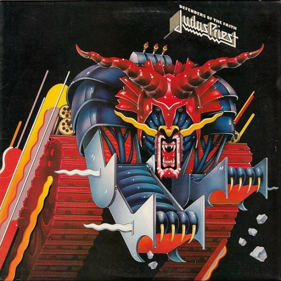 JUDAS PRIEST - Defenders of The Faith - 1984 USA Basım  Albüm - 33 lük LP Plak