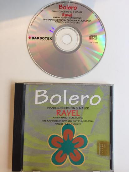 RAVEL - BOLERO PIANO CONCERTO IN G MAJOR - 1995 TÜRKİYE BASIM - CD ALBÜM - SARI BANDROLLÜ
