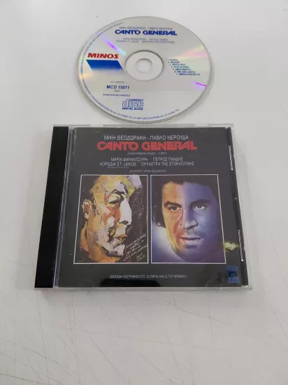 Mikis Theodorakis /Pablo Neruda - Canto General – 1987 Yunanistan  Basım - CD Albüm