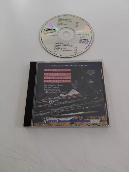 Mozart  – Concertos for Clarinet and Bassoon  – 1989  İngiltere  Basım - CD Albüm