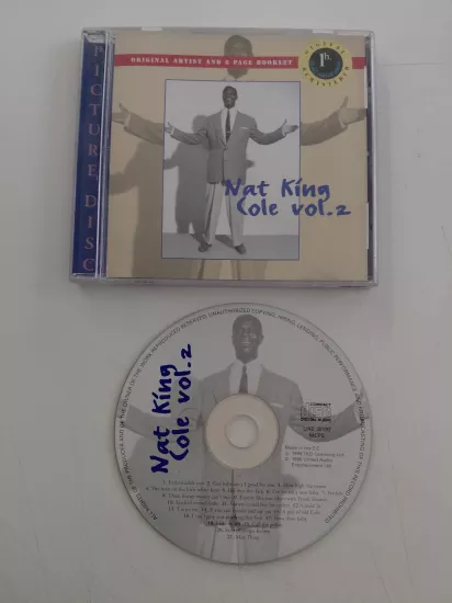 Nat King Cole  – Nat King Cole Vol. 2  – 1996  Avrupa  Basım - CD Albüm