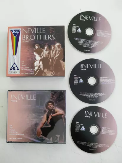 The Neville Brothers, Ivan Neville, Cyril Neville – Thanks – 1995 Almanya  Basım - 3xCD Albüm