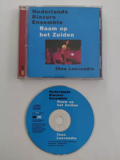 Nederlands Blazers Ensemble, Theo Loevendie – Raam Op Het Zuiden – 2002 Hollanda  Basım - CD Albüm