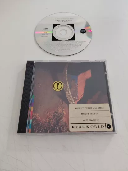 Nusrat Fateh Ali Khan  – Mustt Mustt – 1990  Avrupa  Basım - CD Albüm