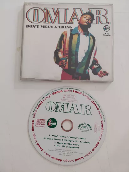 Omar – Don’t Mean A Thing  – 1991 İngiltere  Basım - CD Single