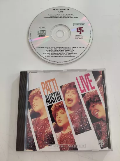 Patti Austin  – Live – 1993 Almanya Basım - CD Albüm