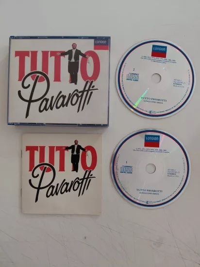 Luciano Pavarotti  – Tutto Pavarotti – 1989  USA  Basım - 2xCD Albüm