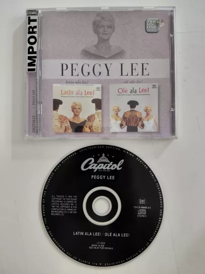 Peggy Lee – Latin Ala Lee! / Olé Ala Lee – 1997 İngiltere  Basım - CD Albüm