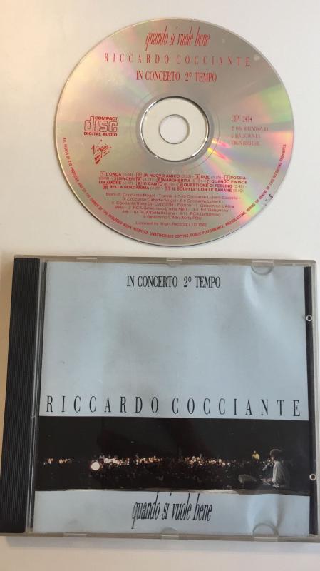 RICCARDO COCCIANTE - QUANDO SI VUOLE BENE - 1986 ITALY - CD ALBÜM