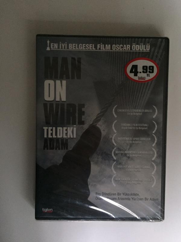 TELDEKİ ADAM - MAN ON WIRE - EN İYİ BELGESEL FİLM OSCAR ÖDÜLÜ - DVD FİLM - AÇILMAMIŞ AMBALAJINDA