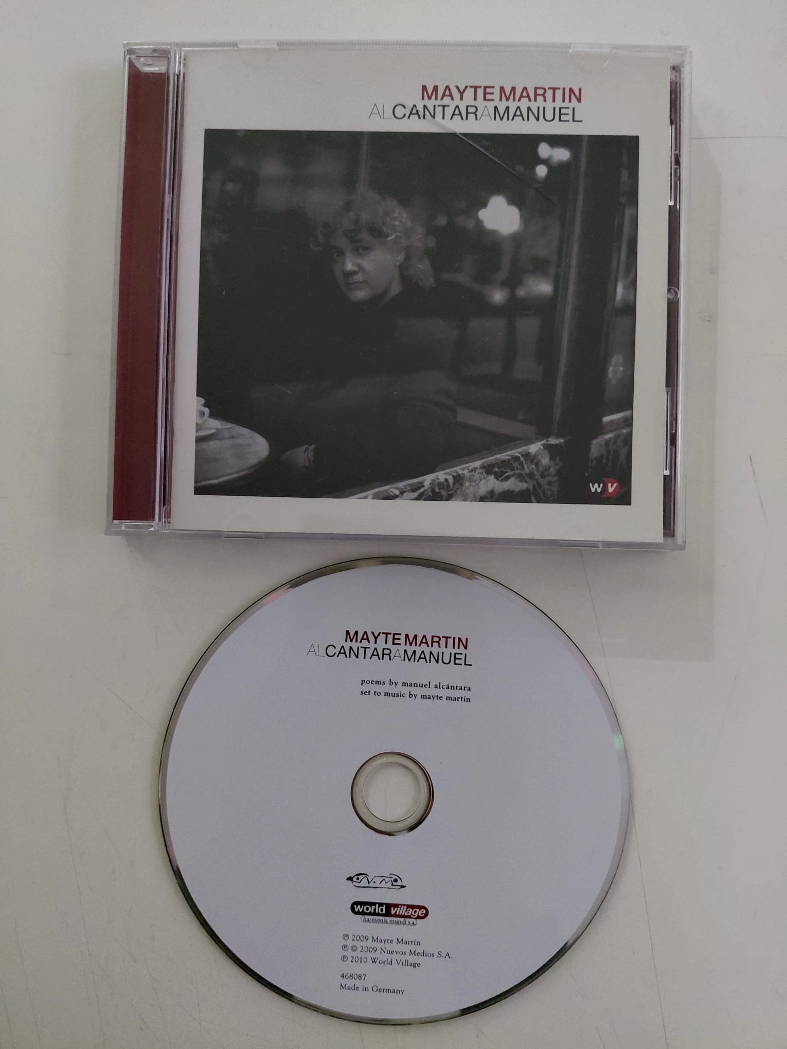 Mayte Martín  – Al Cantar A Manuel  – 2010 Fransa  Basım - CD Albüm-2.el
