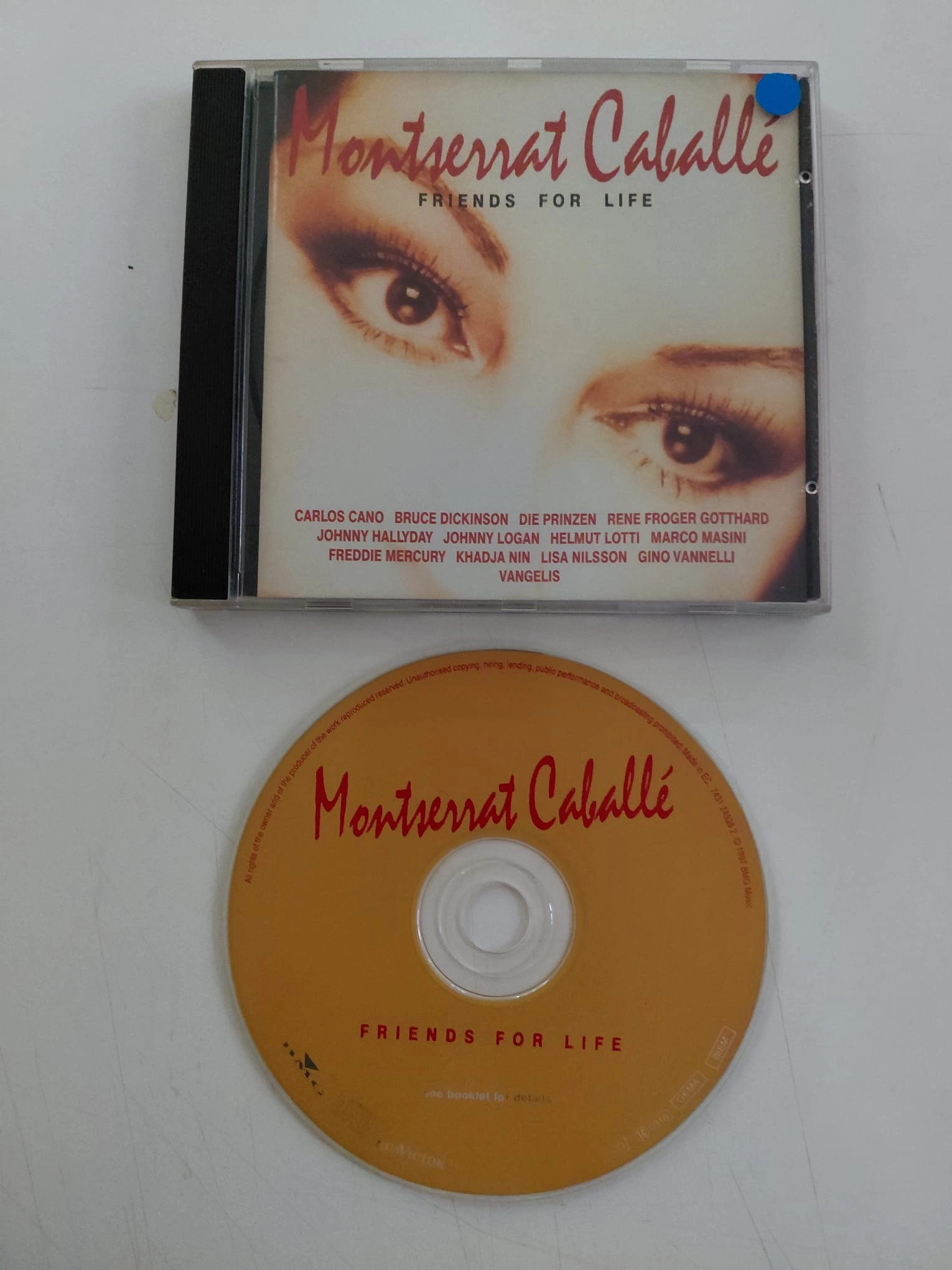 Montserrat Caballé – Friends For Life –  1997  Avrupa  Basım - CD Albüm-2.el