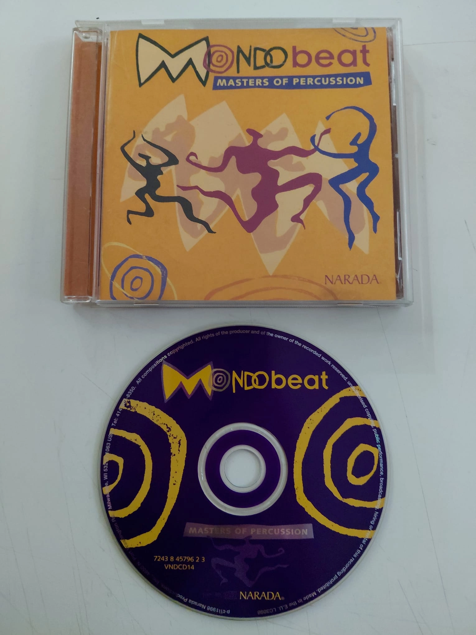 Mondo Beat: Masters Of Percussion –  1998 İngiltere  Basım - CD Albüm-2.el