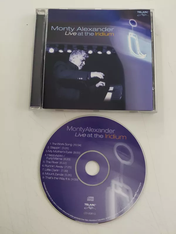 Monty Alexander – Live At The Iridium –  2005  Avrupa  Basım - CD Albüm-2.el
