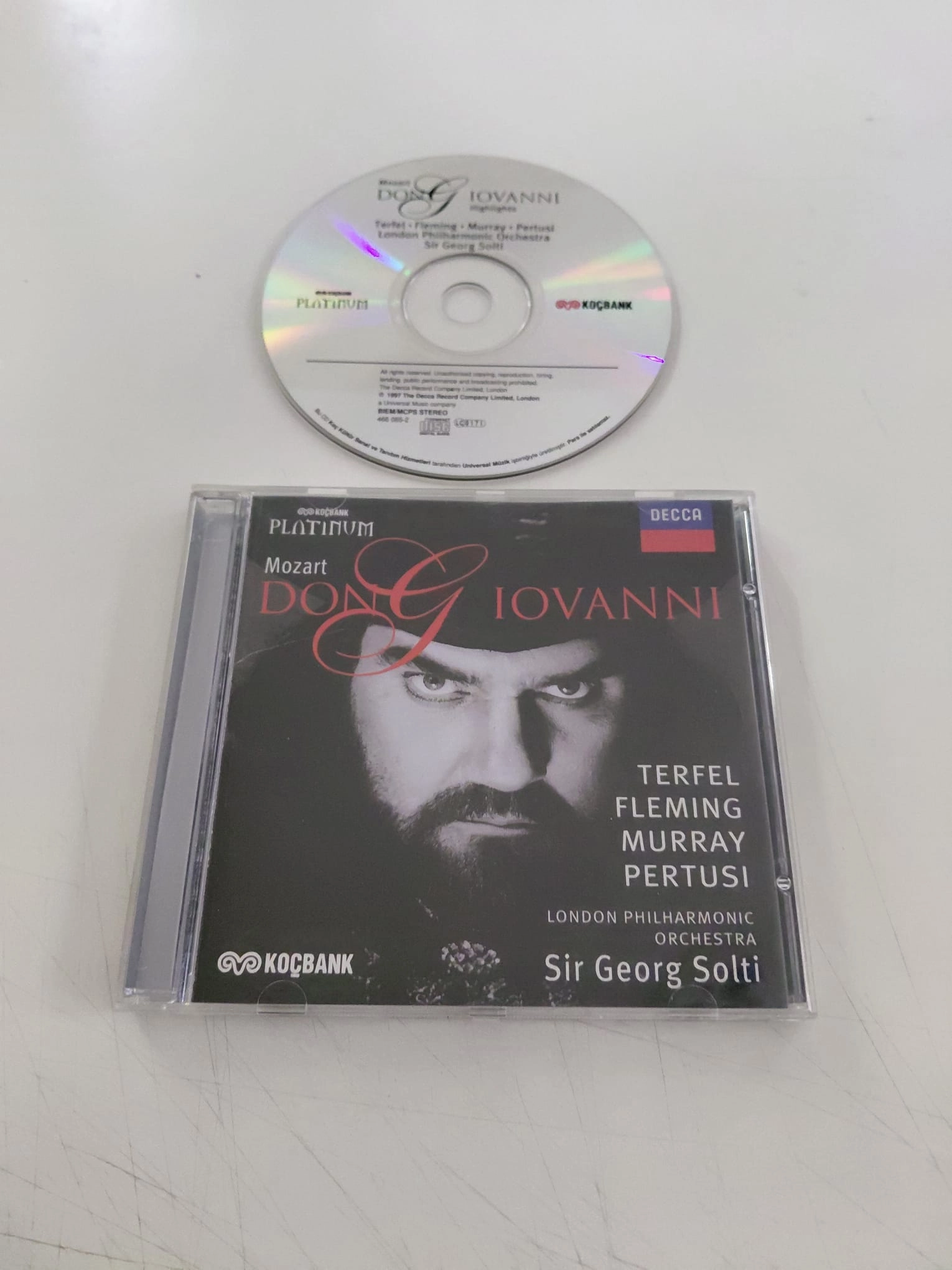 Mozart  – Don Giovanni -  Highlights  – 1997  Avrupa  Basım - CD Albüm-2.el