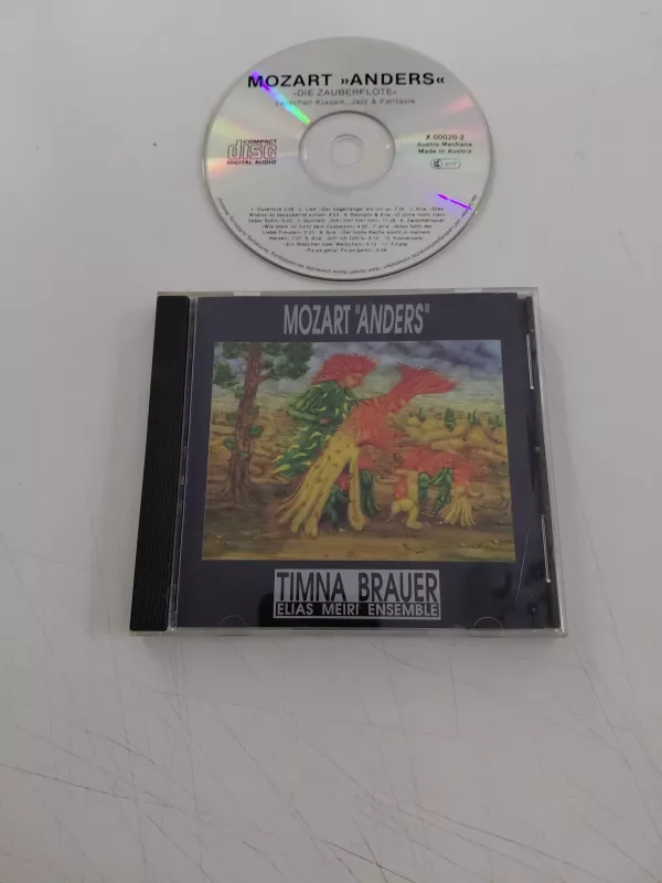 Timna Brauer, Elias Meiri Ensemble – Mozart ’’Anders’’ – 1992 Avusturya  Basım - CD Albüm-2.el