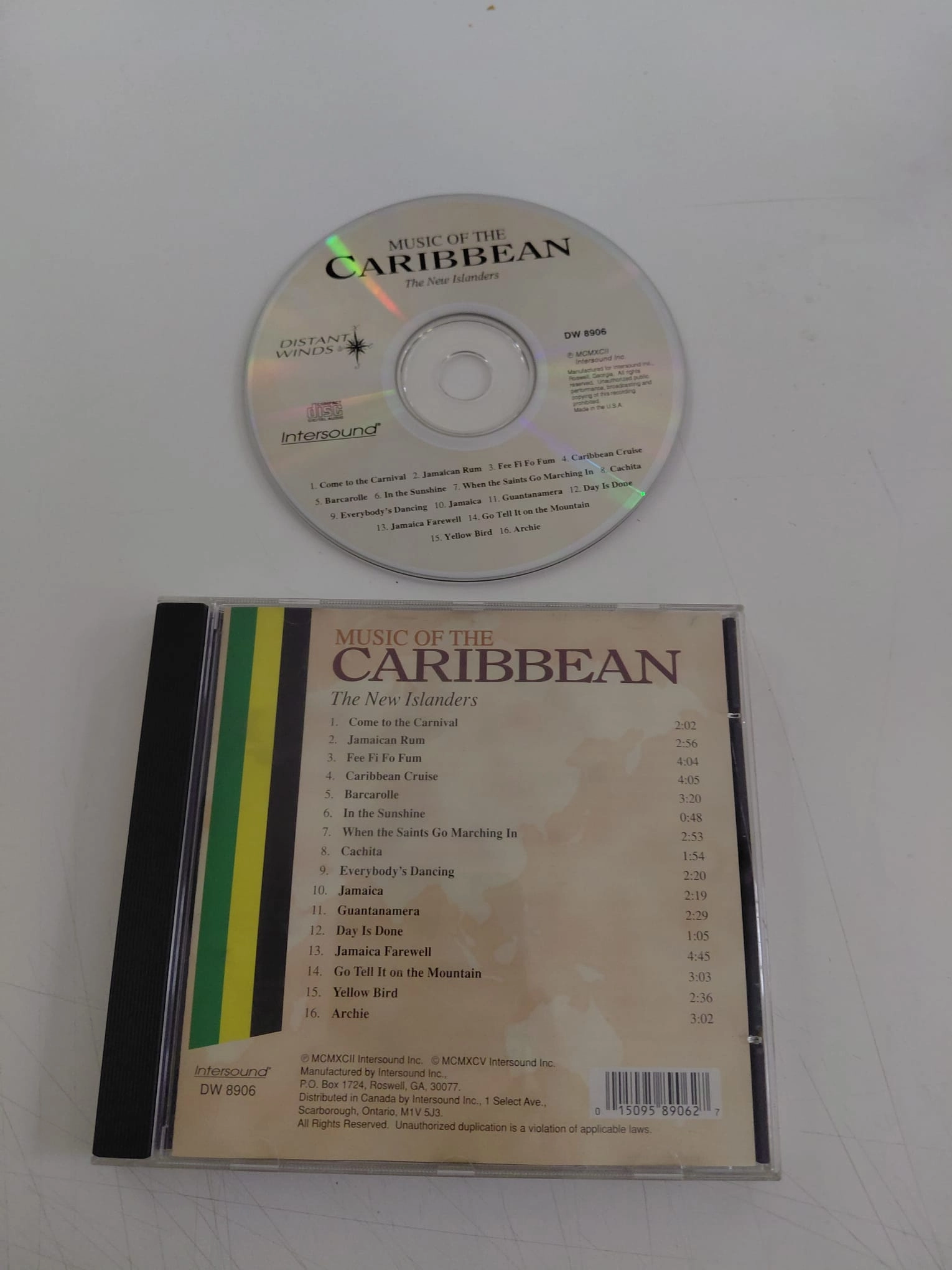 The New Islanders – Music Of The Caribbean – 1995 Kanada  Basım - CD Albüm-2.el