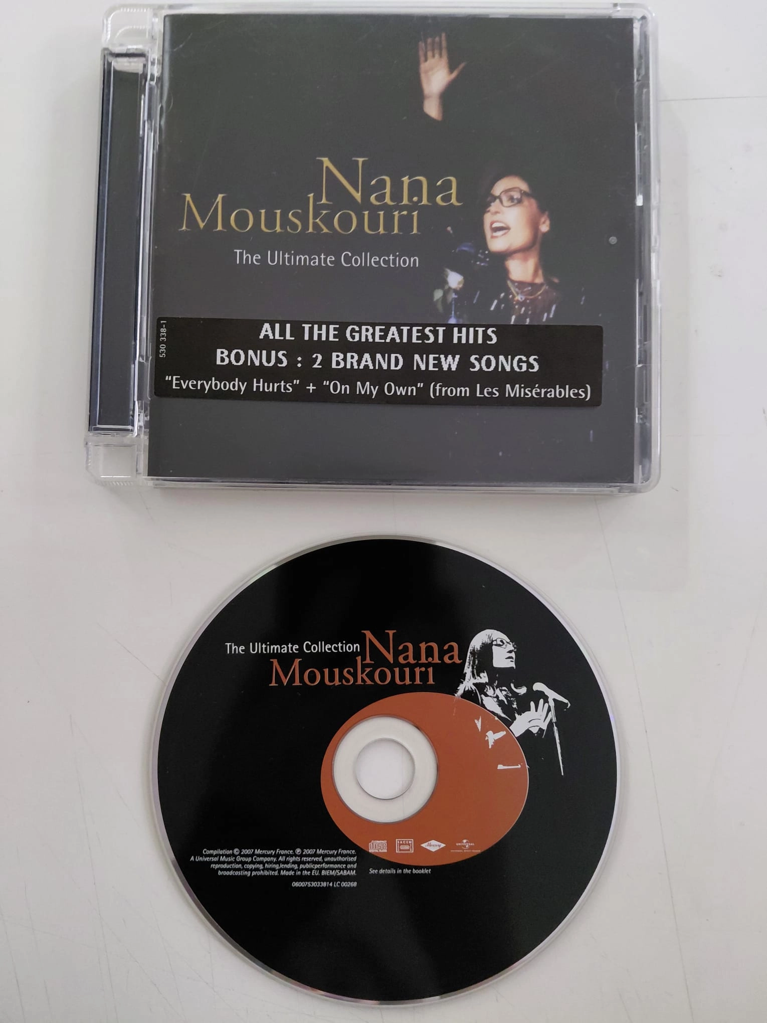 Nana Mouskouri – The Ultimate Collection – 2007 Kanada  Basım - CD Albüm-2.el
